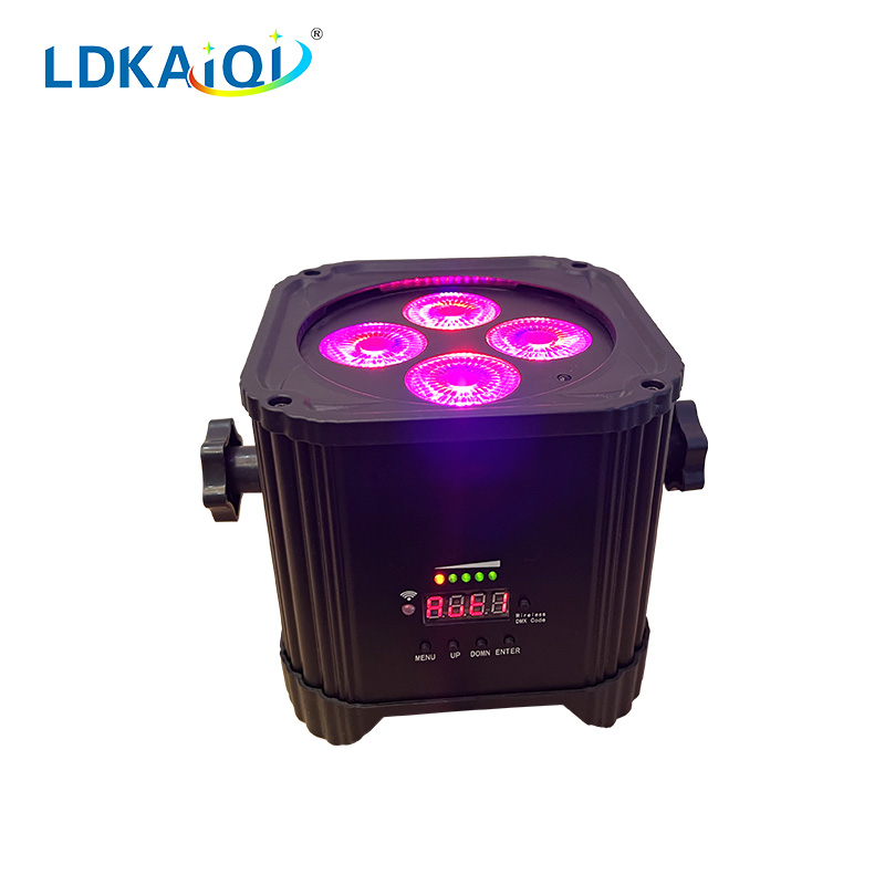 Led Battery Wireless Uplight Par Can Light 4X18W 6in1