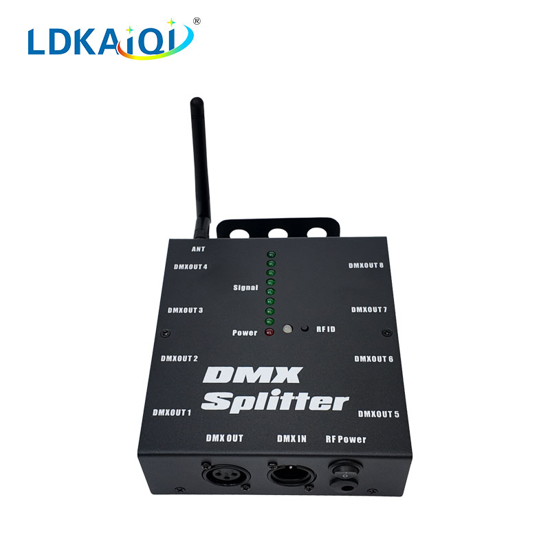 8 ways DMX Splitter amplifier distributor