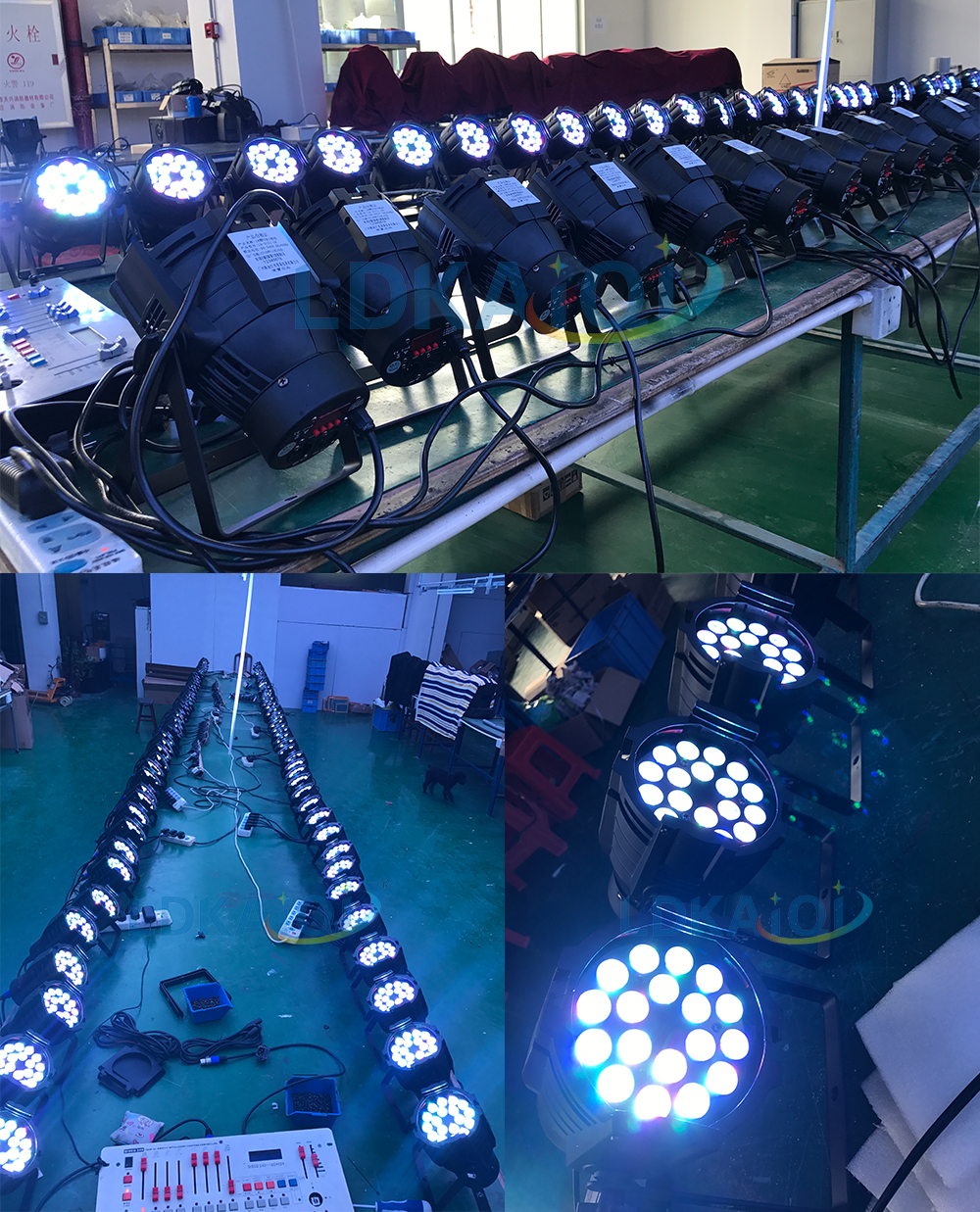 Mini LED Par Light 18X3W RGB 3in1(图2)