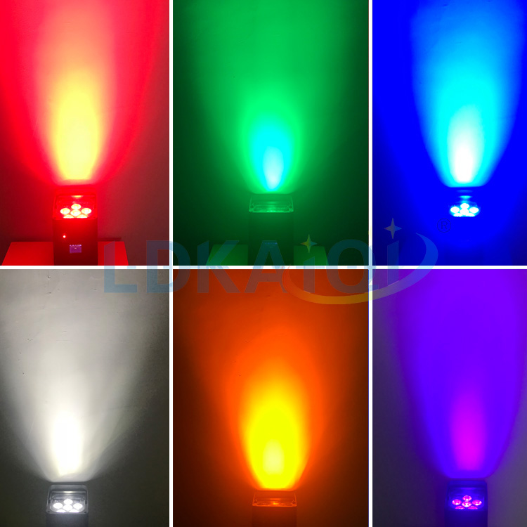 Led Battery Wireless Uplight Par Can Light 6X18W 6in1 (图1)