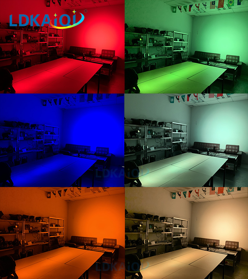 Waterproof Led Battery Wireless Par Can Light 12X18W 6in1(图3)