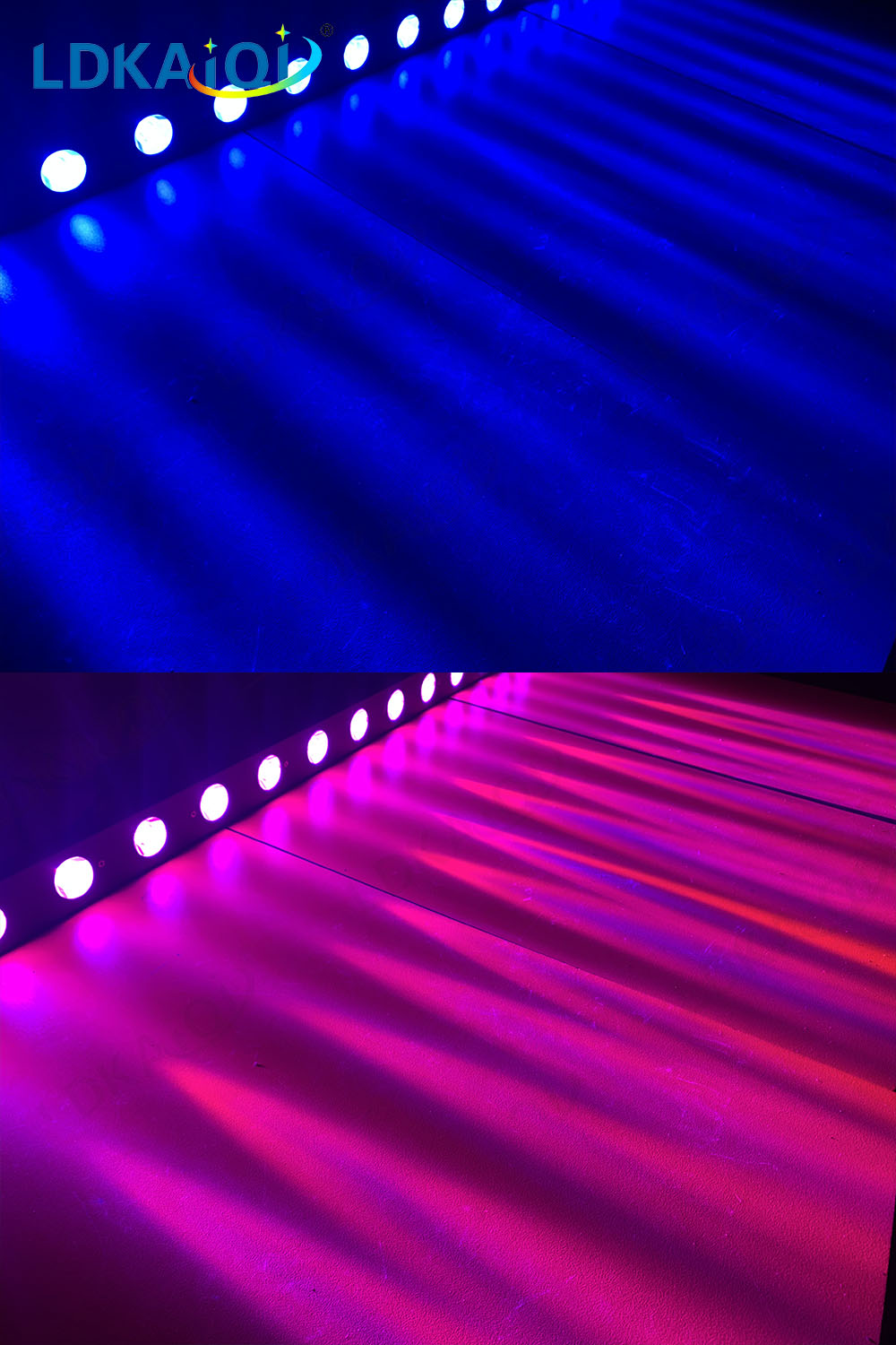 LED pixel wall washer light 14X5W WW/RGB 3in1 (图2)