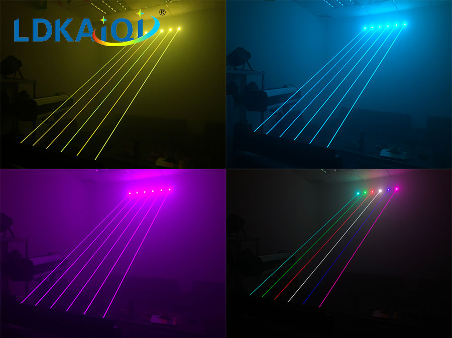 RGB Beam Moving laser bar 6 eyesX500mW/1W RGB(图2)