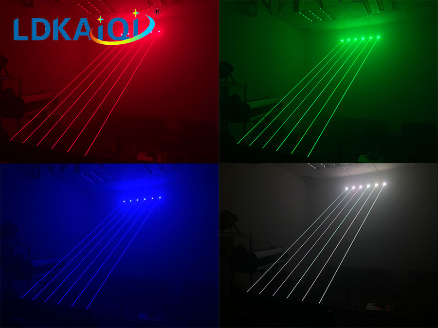 RGB Beam Moving laser bar 6 eyesX500mW/1W RGB(图1)