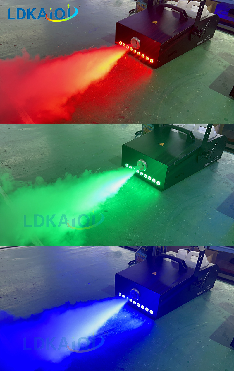 3000W Fog Machine with 9X3W RGB leds(图1)