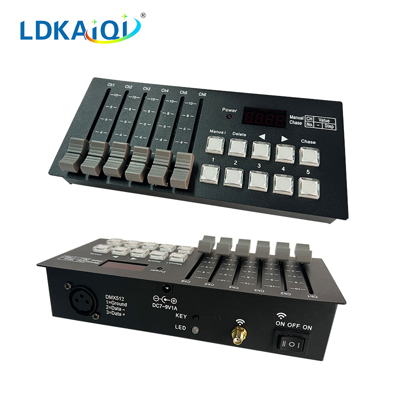 Mini 30CH Wireless Battery DMX console(图3)