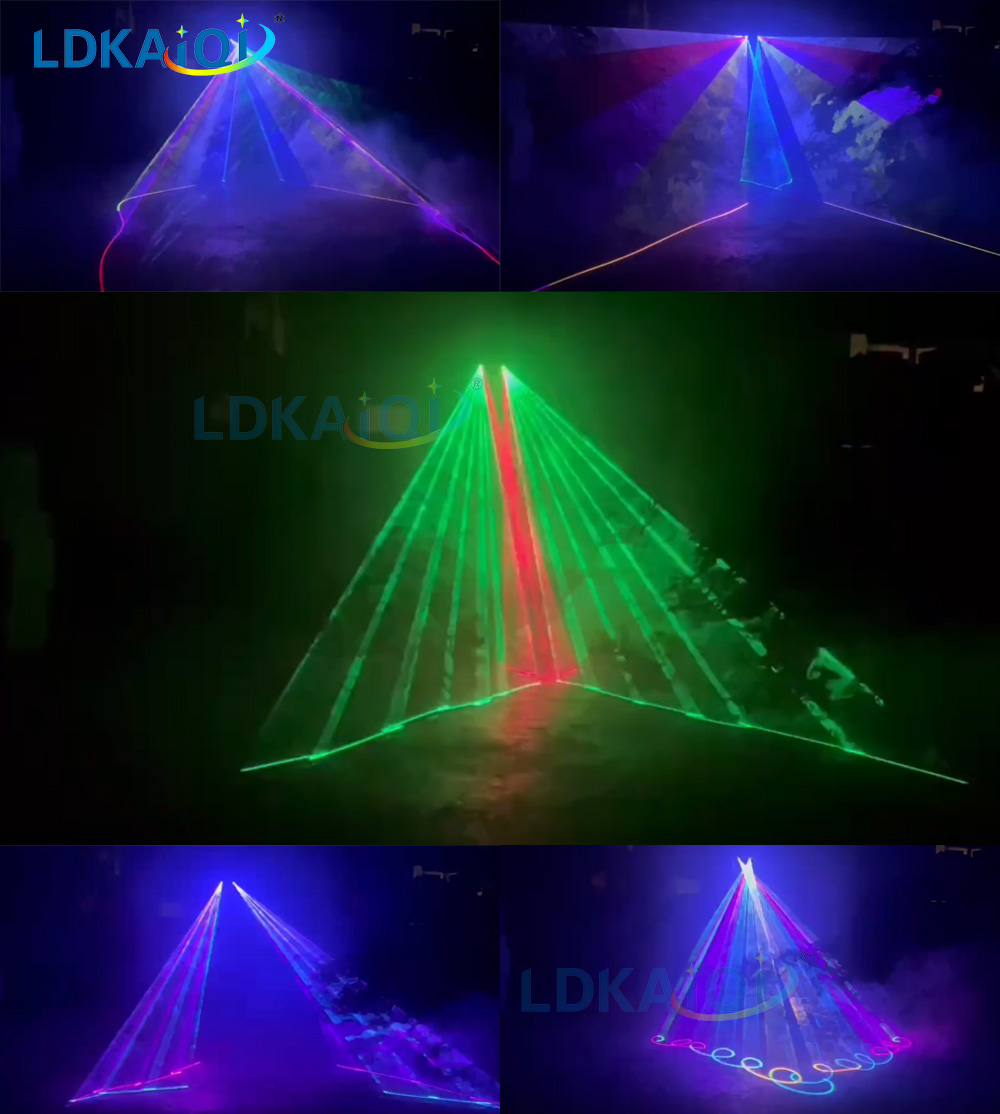 RGB/RG/G/B Laser Stage Lighting 2 Beam(图1)