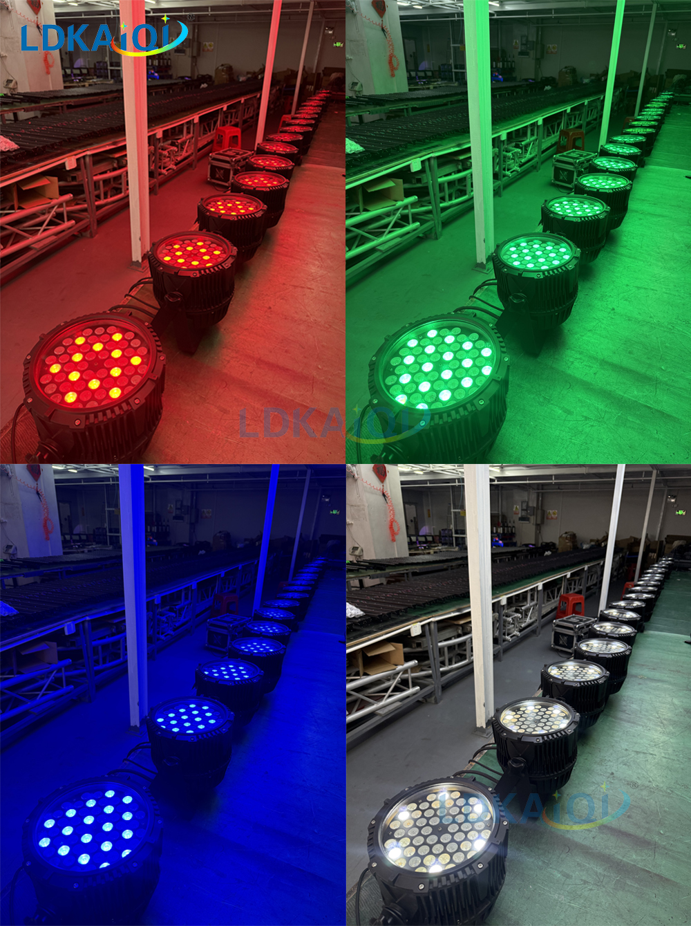 Led waterproof par light 54x3W RGB/RGBW(图1)